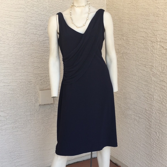 dressbarn navy blue dress
